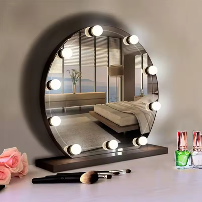 Desk Setup Lamp - Lampu Rias Hollywood dengan Cermin LED