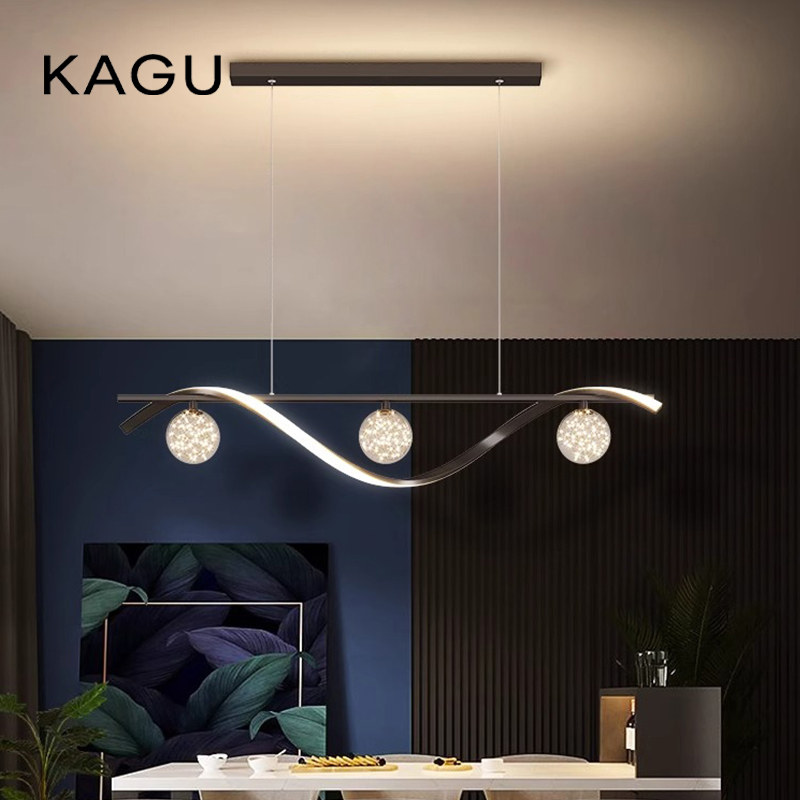 Desk Setup Minimalist - Lampu Gantung Led Minimalis Modern Peredupan