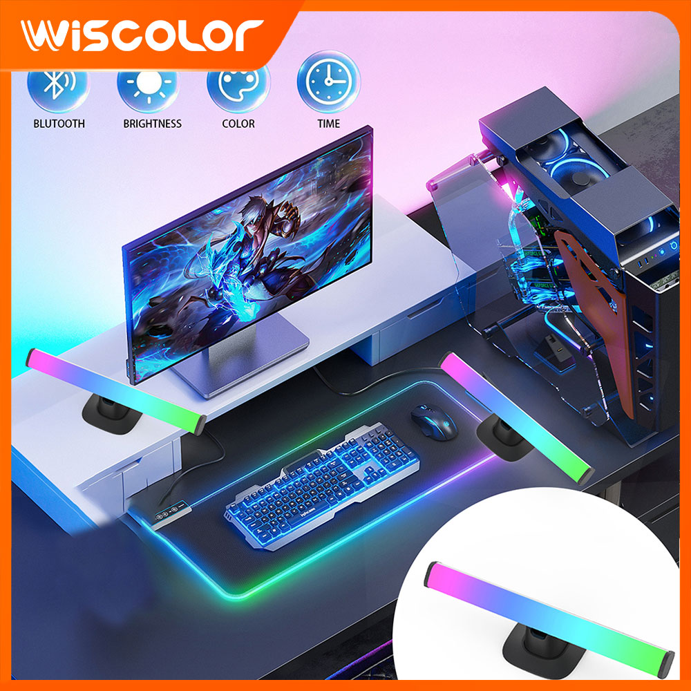 Lampu LED RGB dengan Bluetooth - Desk Setup With Tv ulasan dan harga