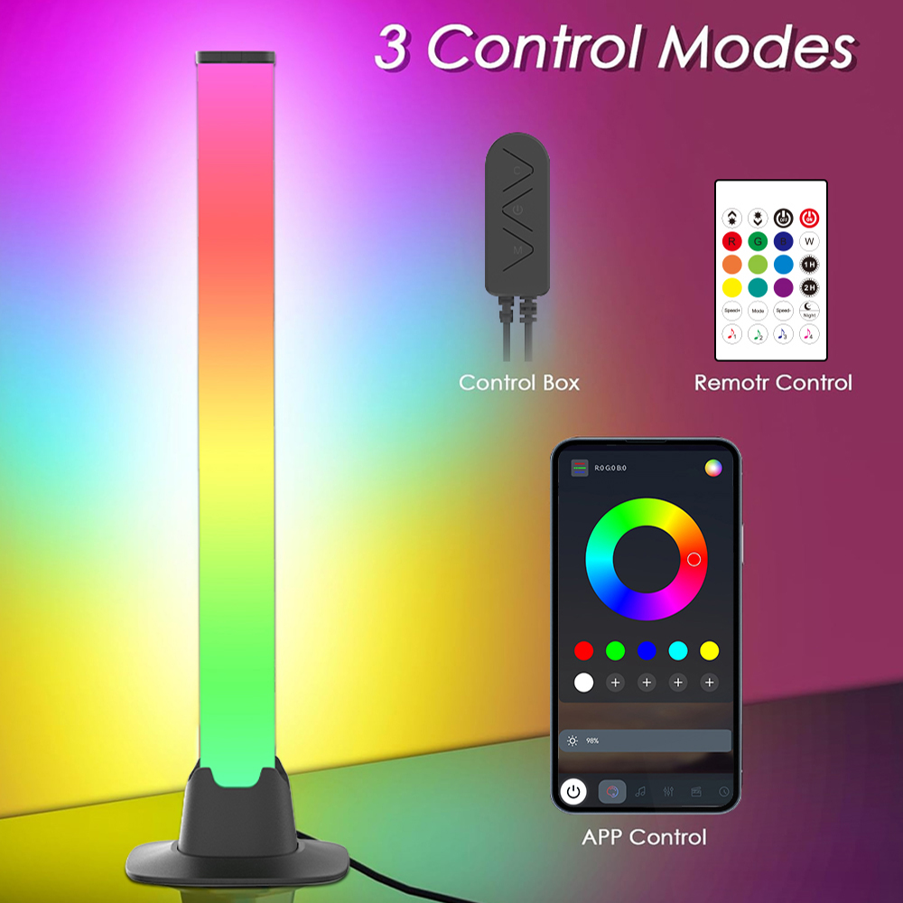 Lampu LED RGB dengan Bluetooth - Desk Setup With Tv ulasan dan harga