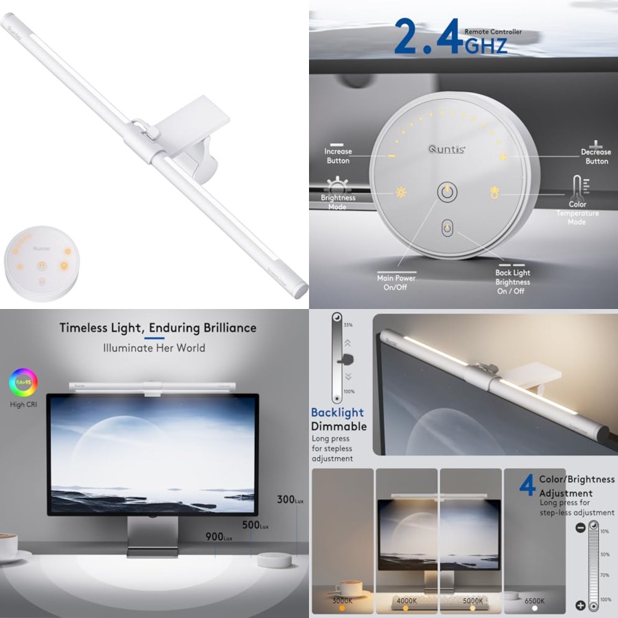 Lampu Meja Monitor dengan Remo - Setup Desk Monitor ulasan dan harga