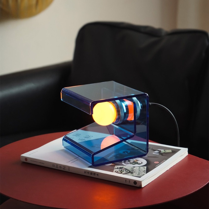 Lampu Meja Kubus Akrilik Moder - Desk Setup Minimalist ulasan dan harga