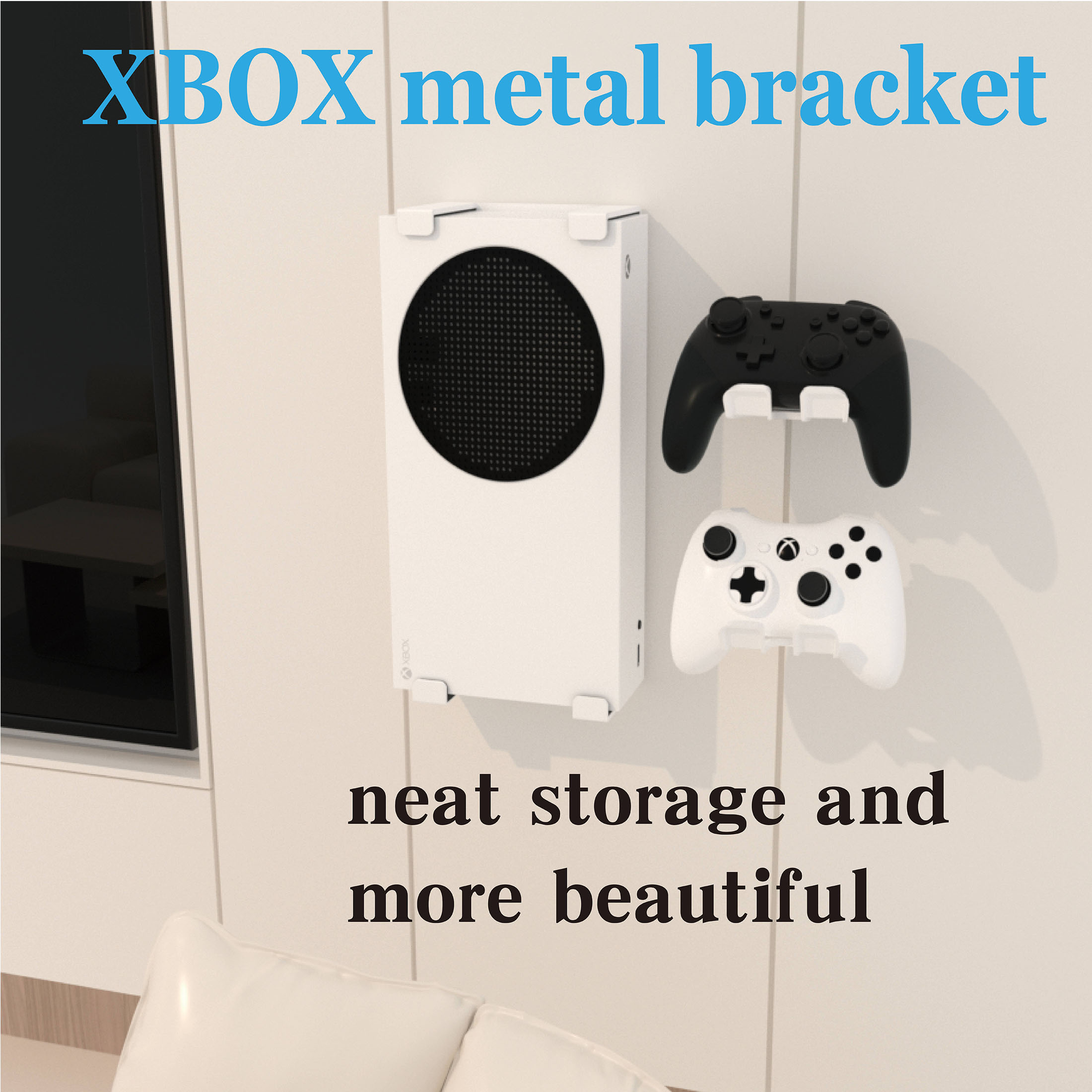 Penyangga Dinding untuk Xbox S - Desk Setup Xbox ulasan dan harga