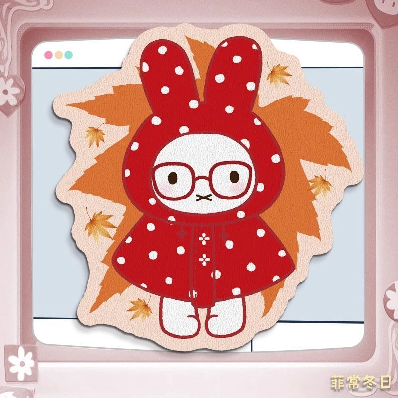 Alas Mouse Kulit Anime Miffy d - Desk Setup With Tv ulasan dan harga