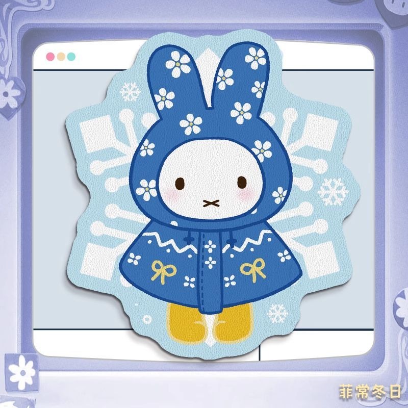 Alas Mouse Kulit Anime Miffy d - Desk Setup With Tv ulasan dan harga