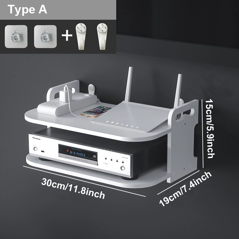 Rak Penyimpanan Kabel Router y - Desk Setup With Tv ulasan dan harga