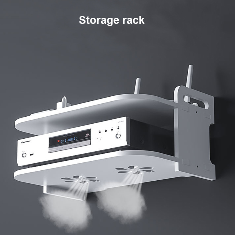 Rak Penyimpanan Kabel Router y - Desk Setup With Tv ulasan dan harga