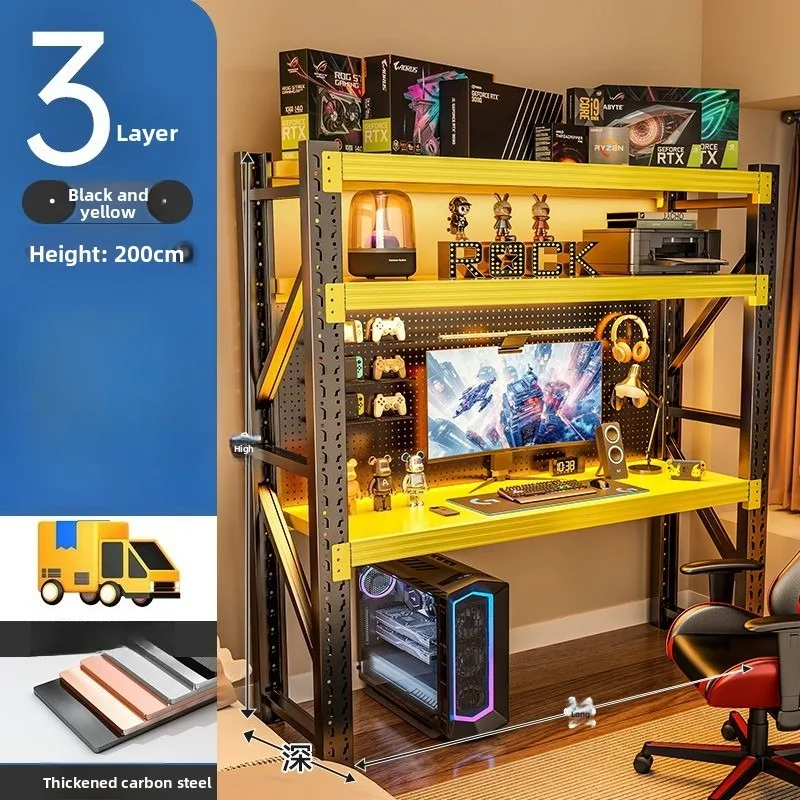 #   Meja Gaming Ergonomis deng - Desk Setup L Shaped ulasan dan harga