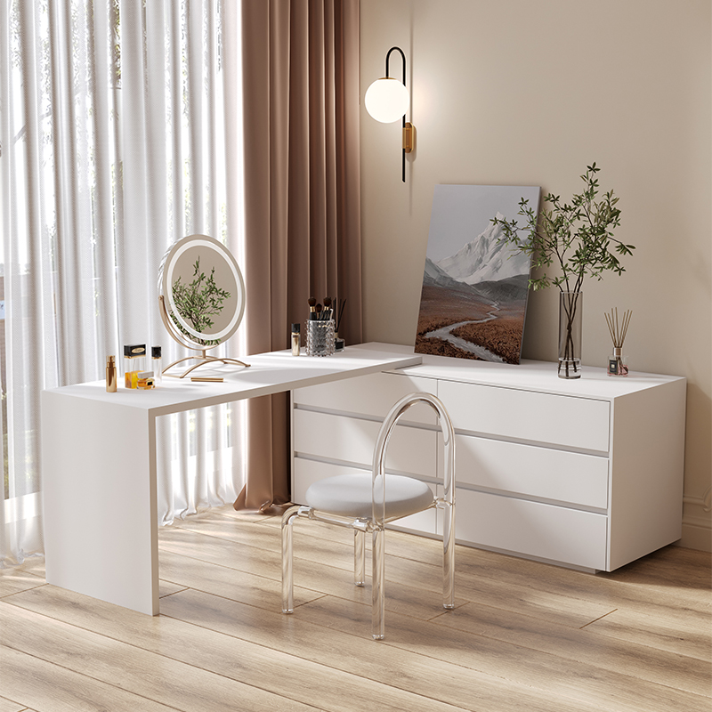 Meja Komputer Kantor Rumah Ben - Desk Setup L Shaped ulasan dan harga
