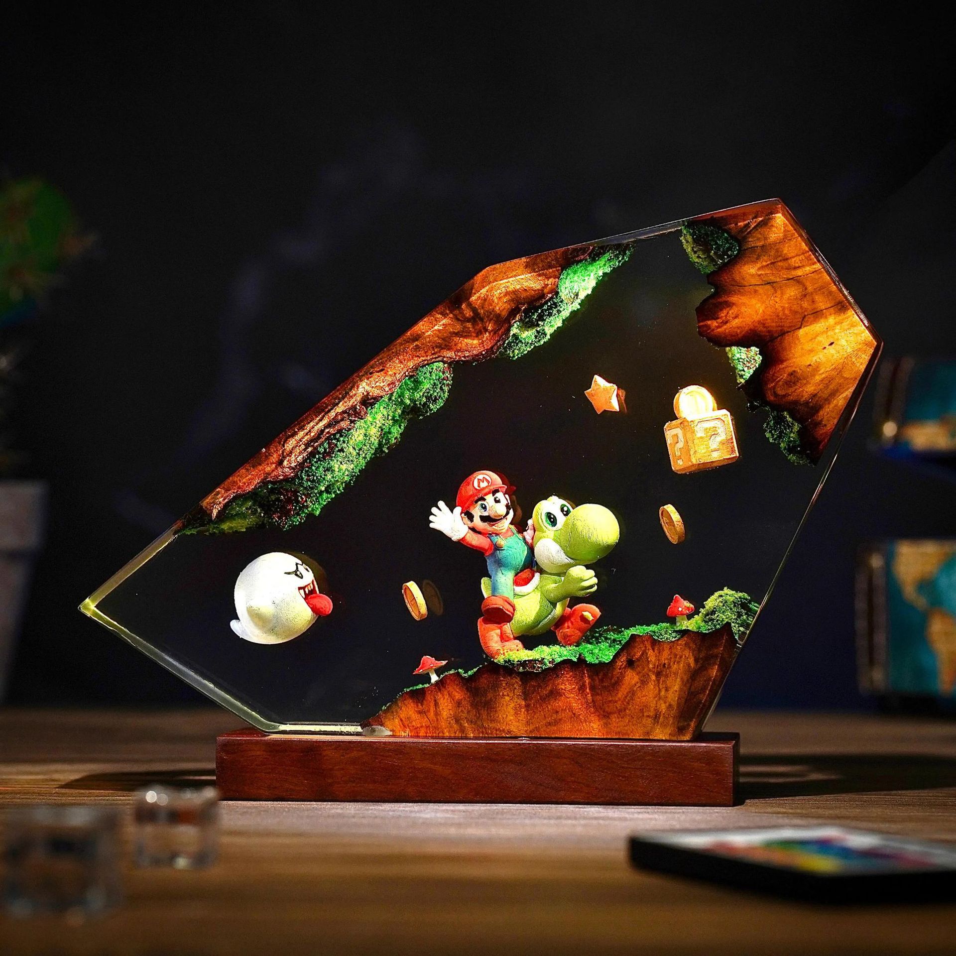 Lampu Resin Meja Figur Kartun  - Desk Setup Lamp ulasan dan harga