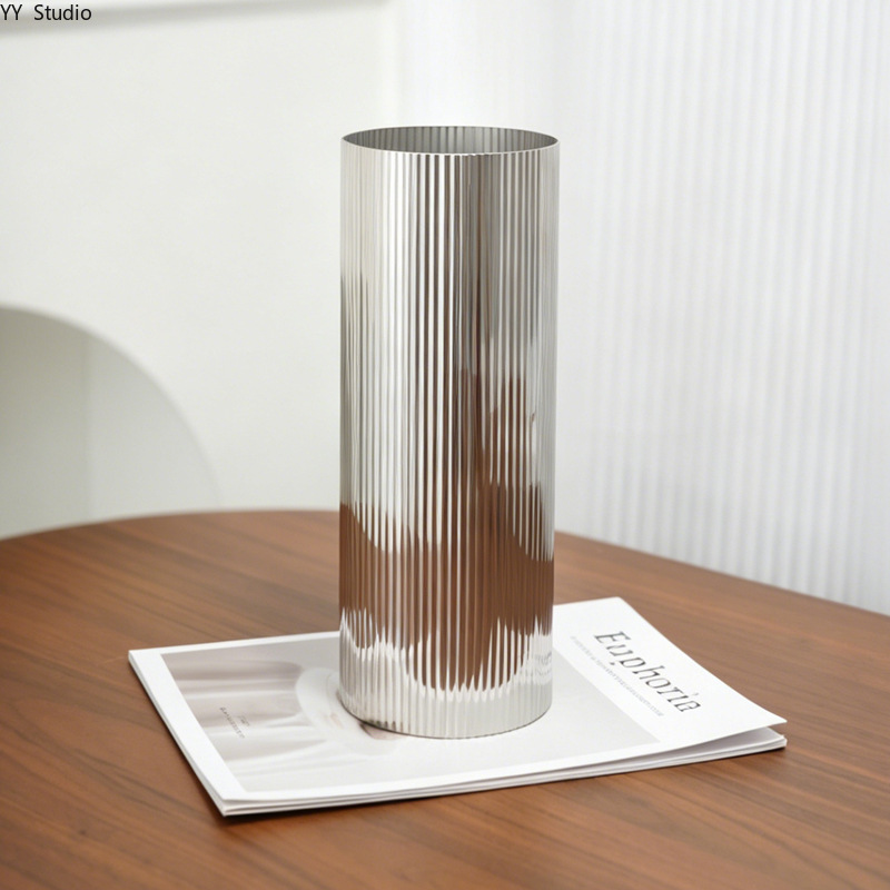 Vas Bunga Stainless Steel Mewa - Desk Setup Minimalist ulasan dan harga