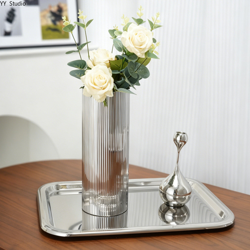Vas Bunga Stainless Steel Mewa - Desk Setup Minimalist ulasan dan harga