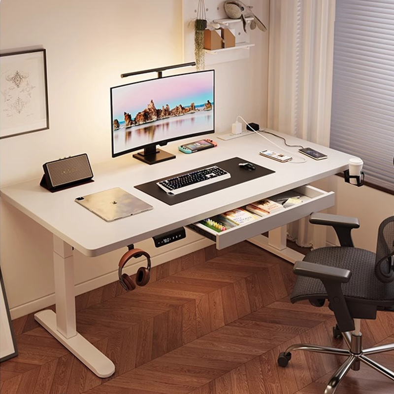 Meja Kerja Elektrik Modern Ber - Setup Desk Monitor ulasan dan harga