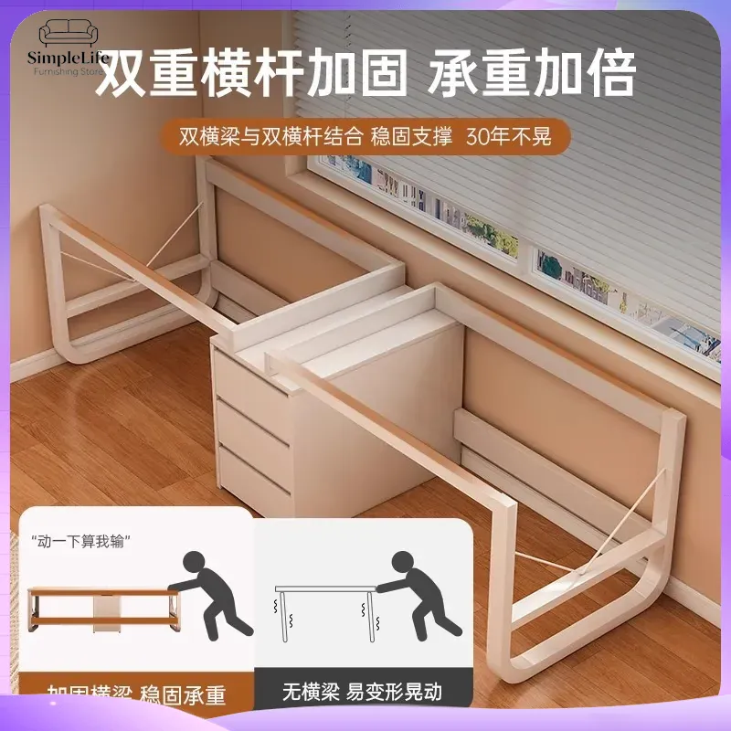 Meja Komputer Ganda untuk Peng - Desk Setup L Shaped ulasan dan harga