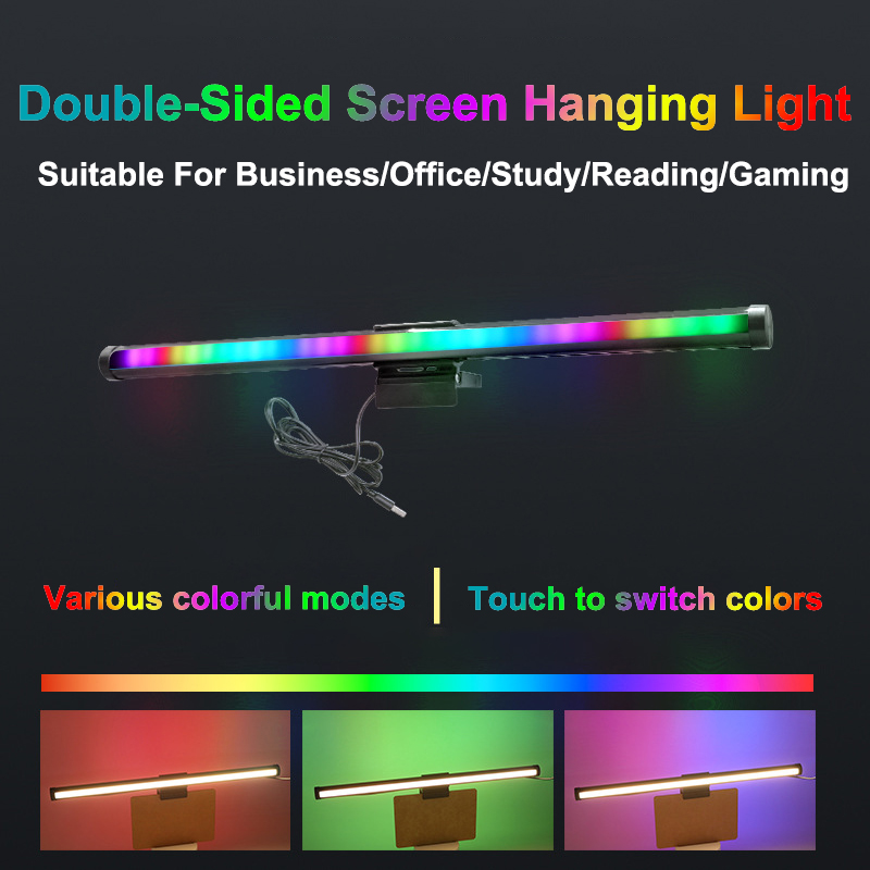 Lampu Meja Atmosfer RGB 40CM L - Desk Setup Lamp ulasan dan harga