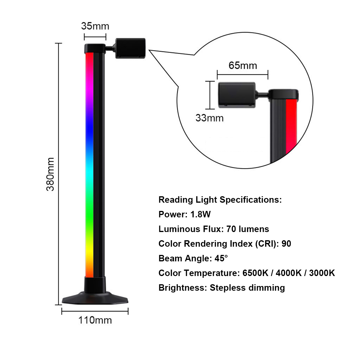 Lampu LED RGB Smart Light Bar  - Desk Setup With Tv ulasan dan harga