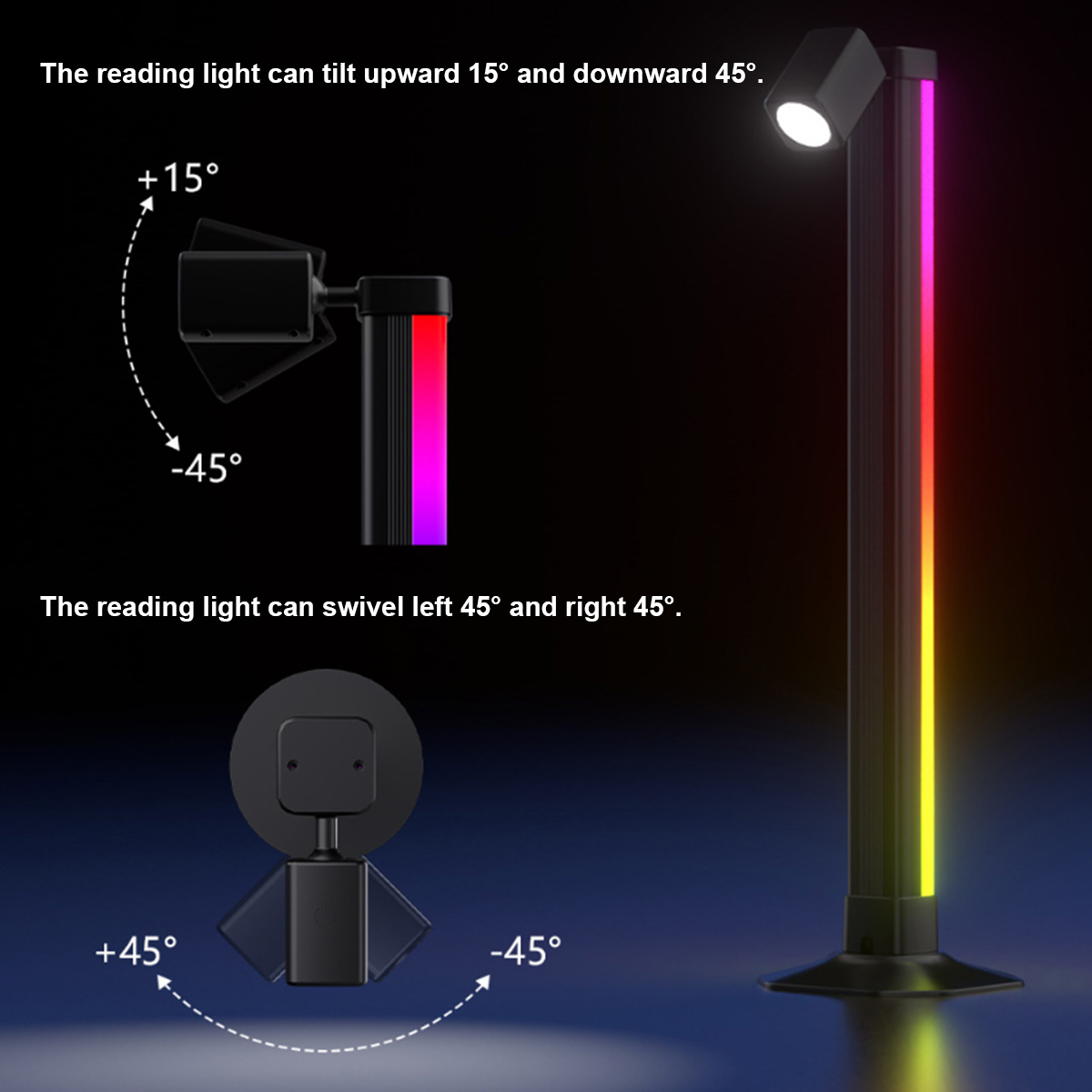 Lampu LED RGB Smart Light Bar  - Desk Setup With Tv ulasan dan harga