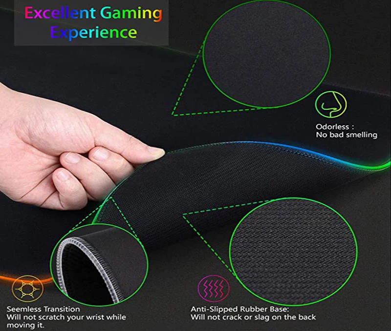 Alas Mouse RGB XXL HD Besar Hi - Desk Setup Pc And Laptop ulasan dan harga