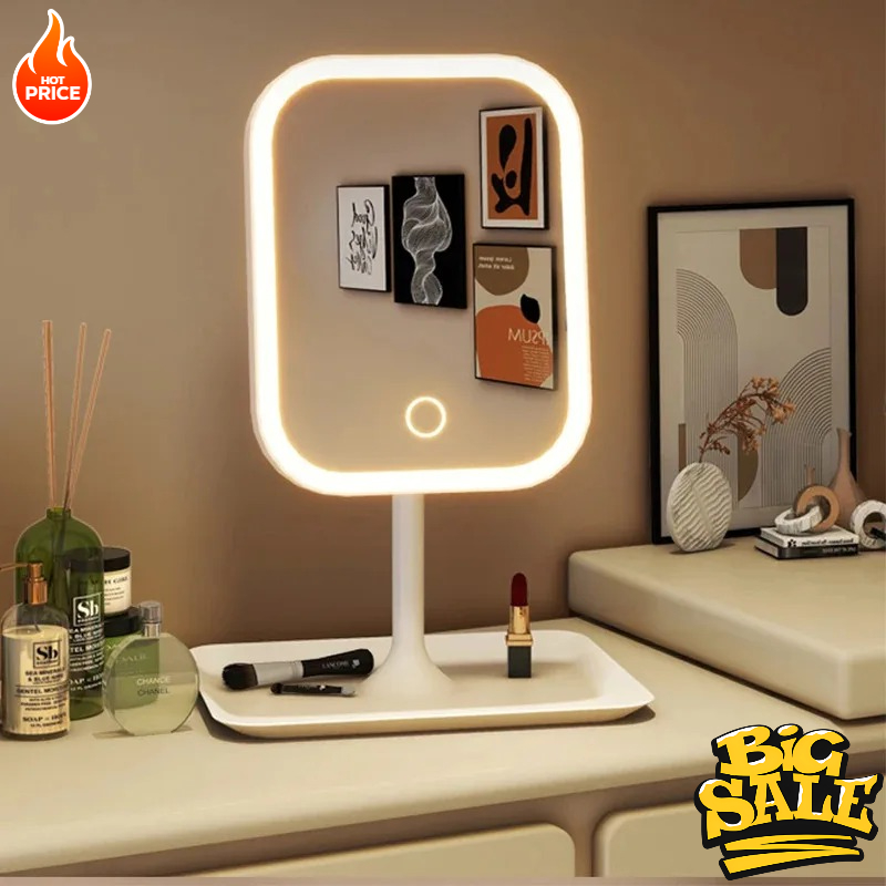 Cermin Rias LED Modern Baru un - Desk Setup Lamp ulasan dan harga